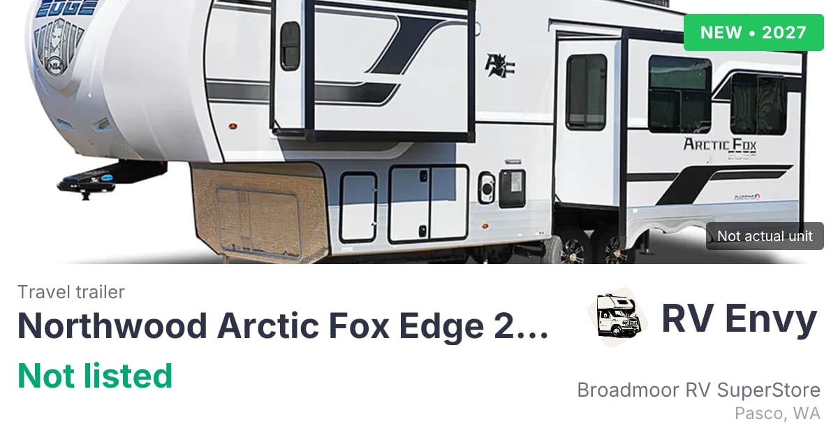 2027 Northwood Arctic Fox Edge 295RL for sale - $0