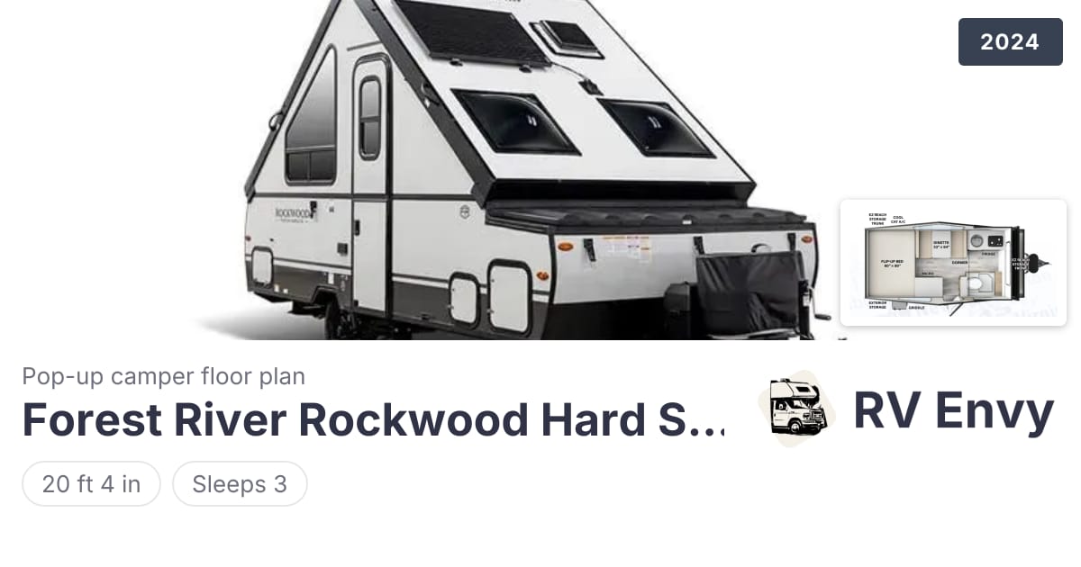 Rockwood Hard Side A214HW by Forest River | RV Envy